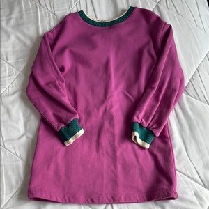 Hanna Andersson Pink and Green Casual Dress